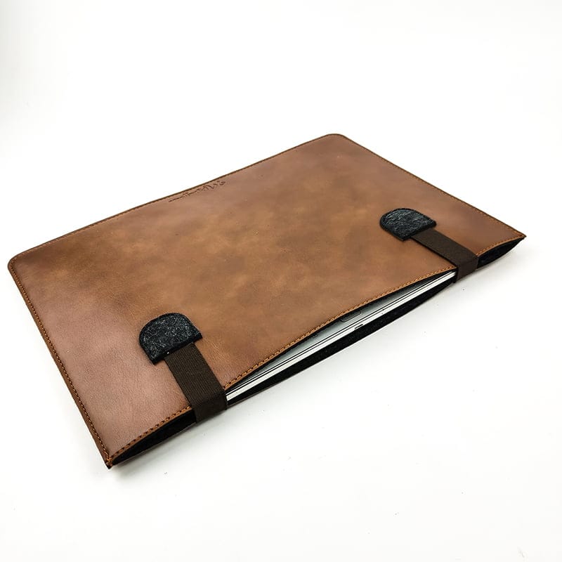 Leatherette / Felt Double-Sided Laptop and Tablet Case