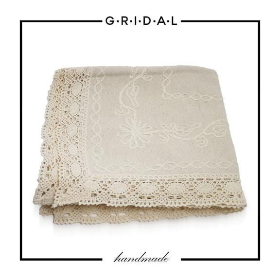 natural cotton hand made runner