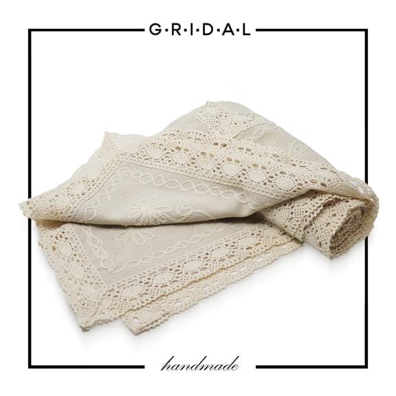 natural cotton hand made runner