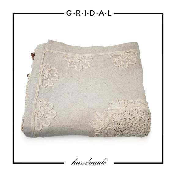 natural cotton hand made runner