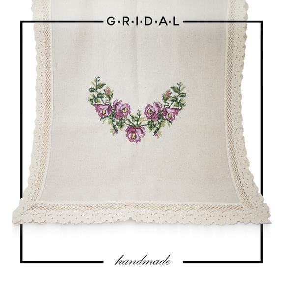 natural cotton hand made runner