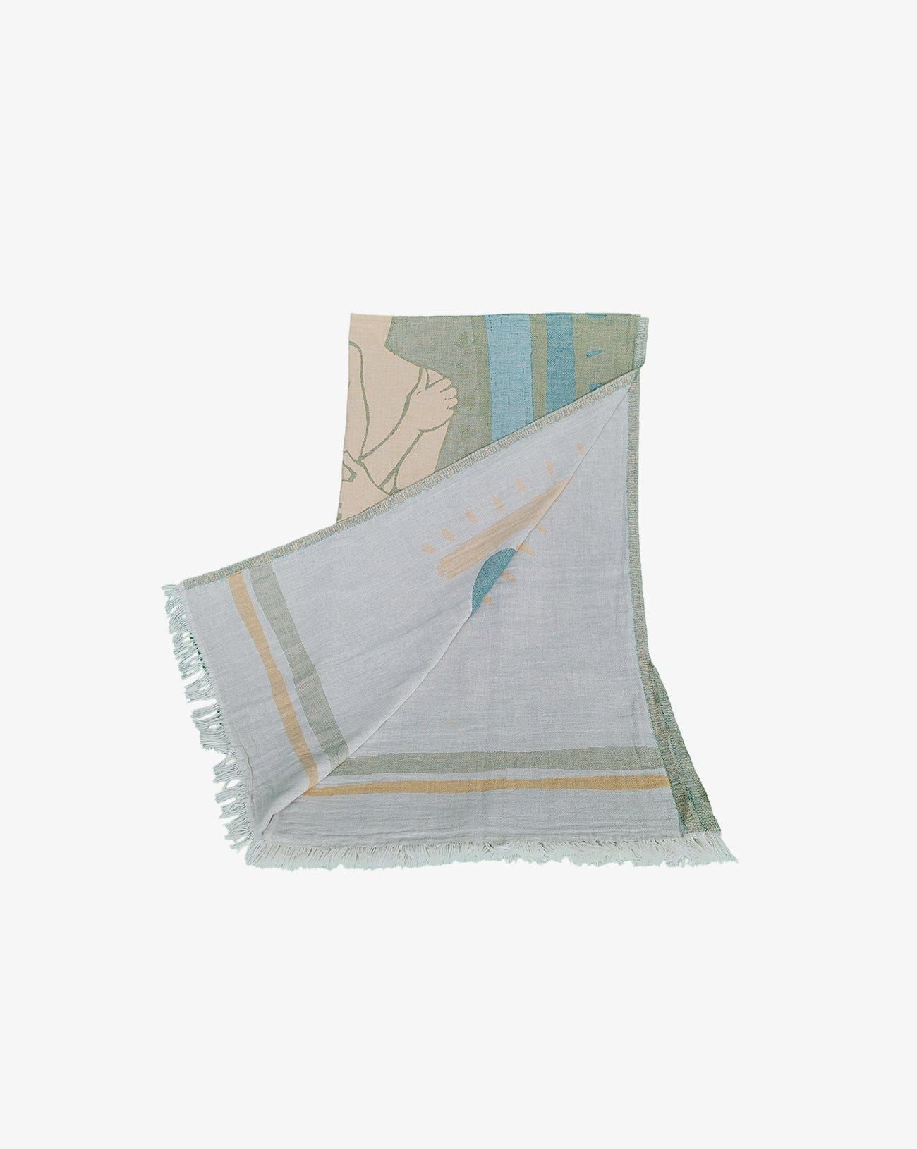 Jacquard Yoga Pattern Turkish Towel