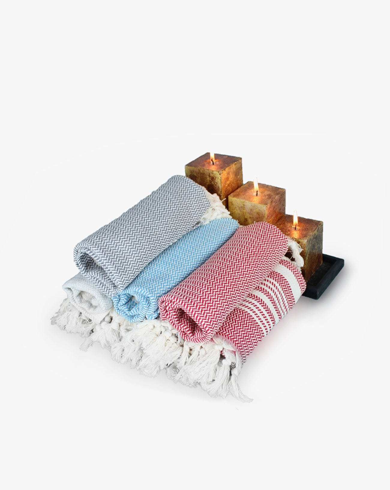 Hand Made Herringbone Head & Face Towel