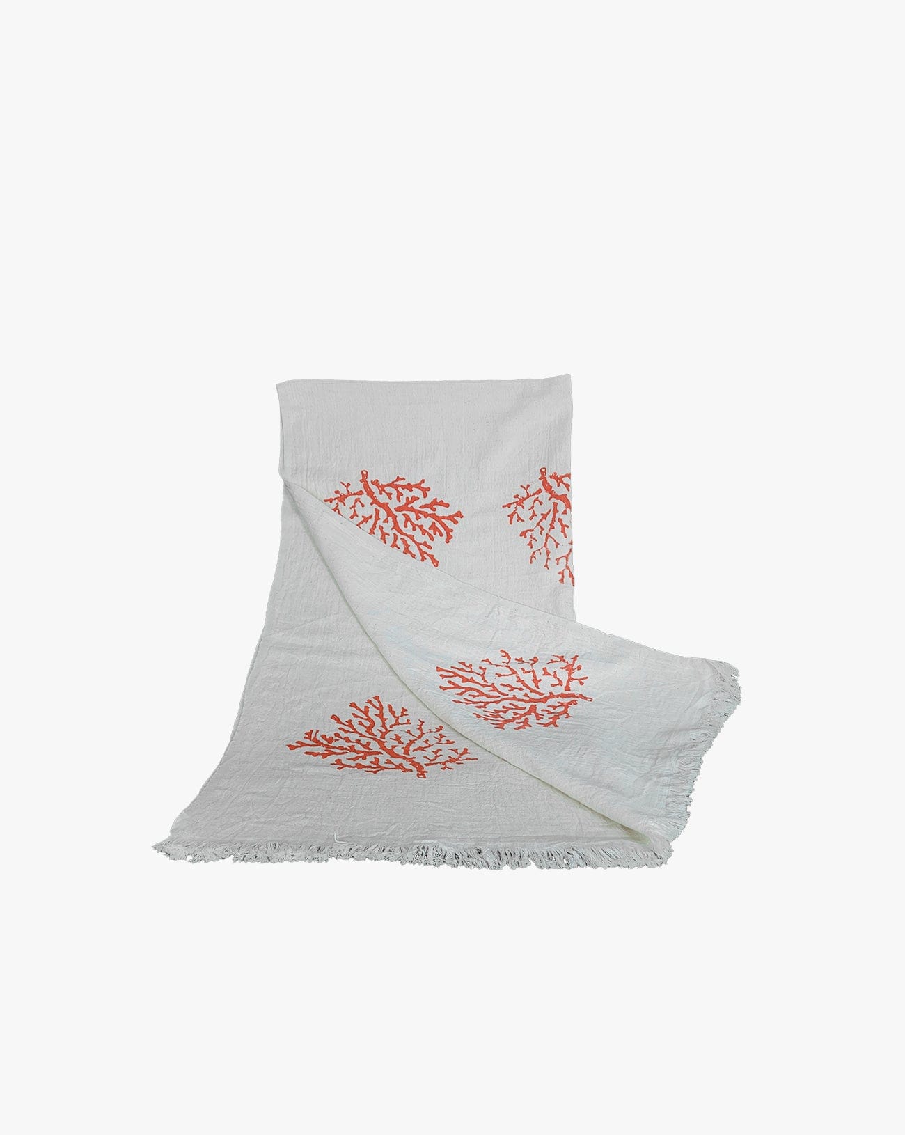 Stone Print Coral Pattern Turkish Beach Towel