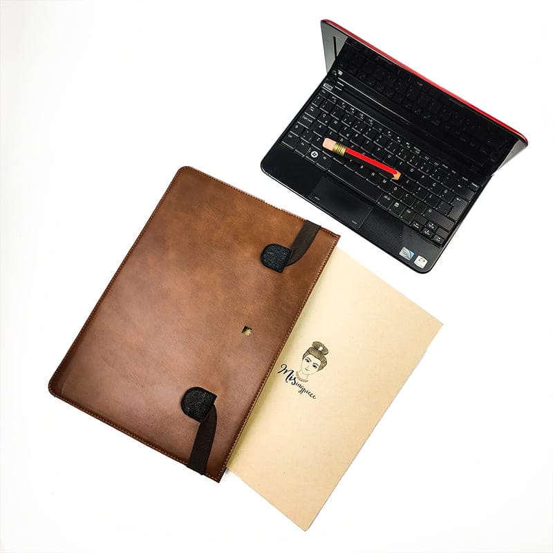 Leatherette / Felt Double-Sided Laptop and Tablet Case