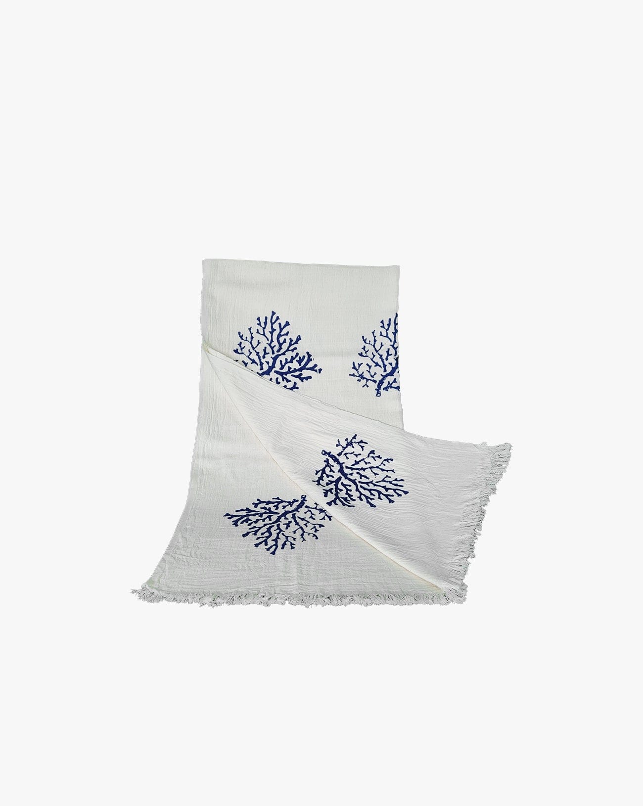 Stone Print Coral Pattern Turkish Beach Towel