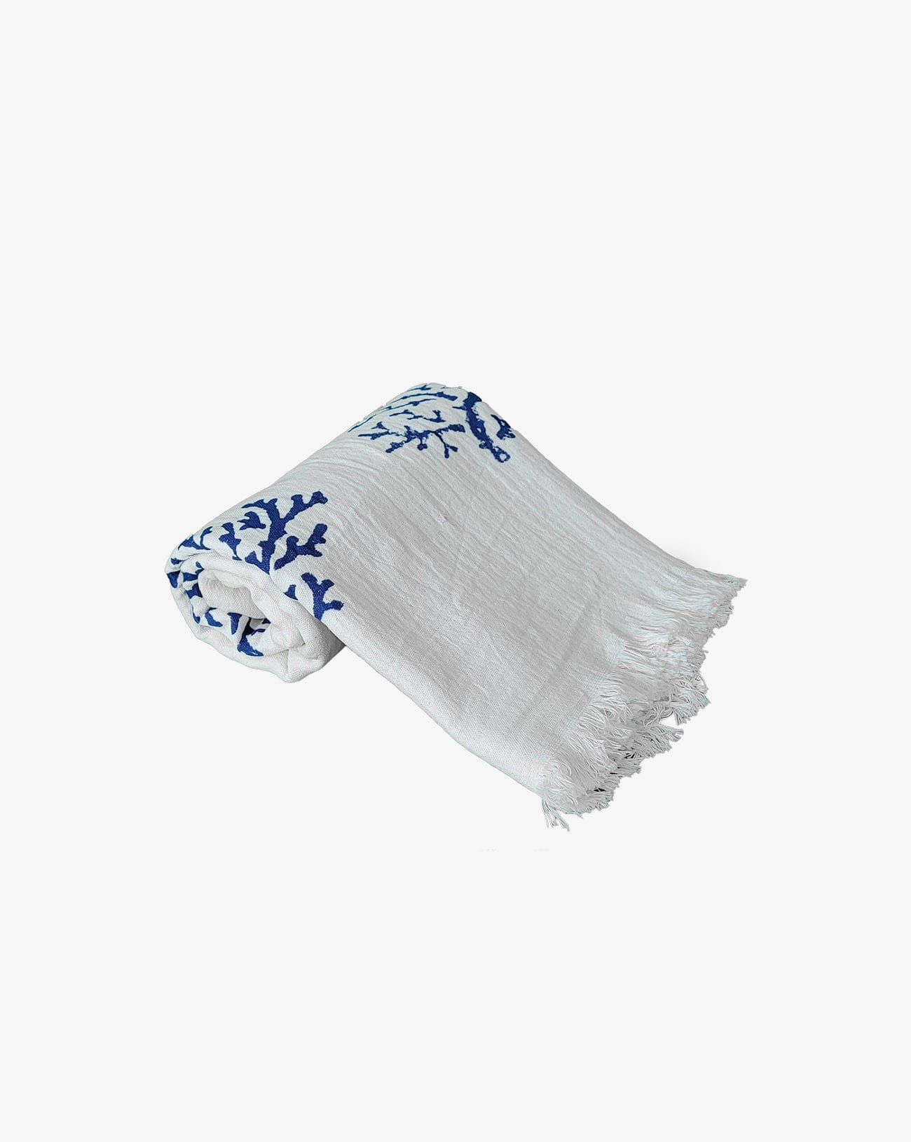 Stone Print Coral Pattern Turkish Beach Towel